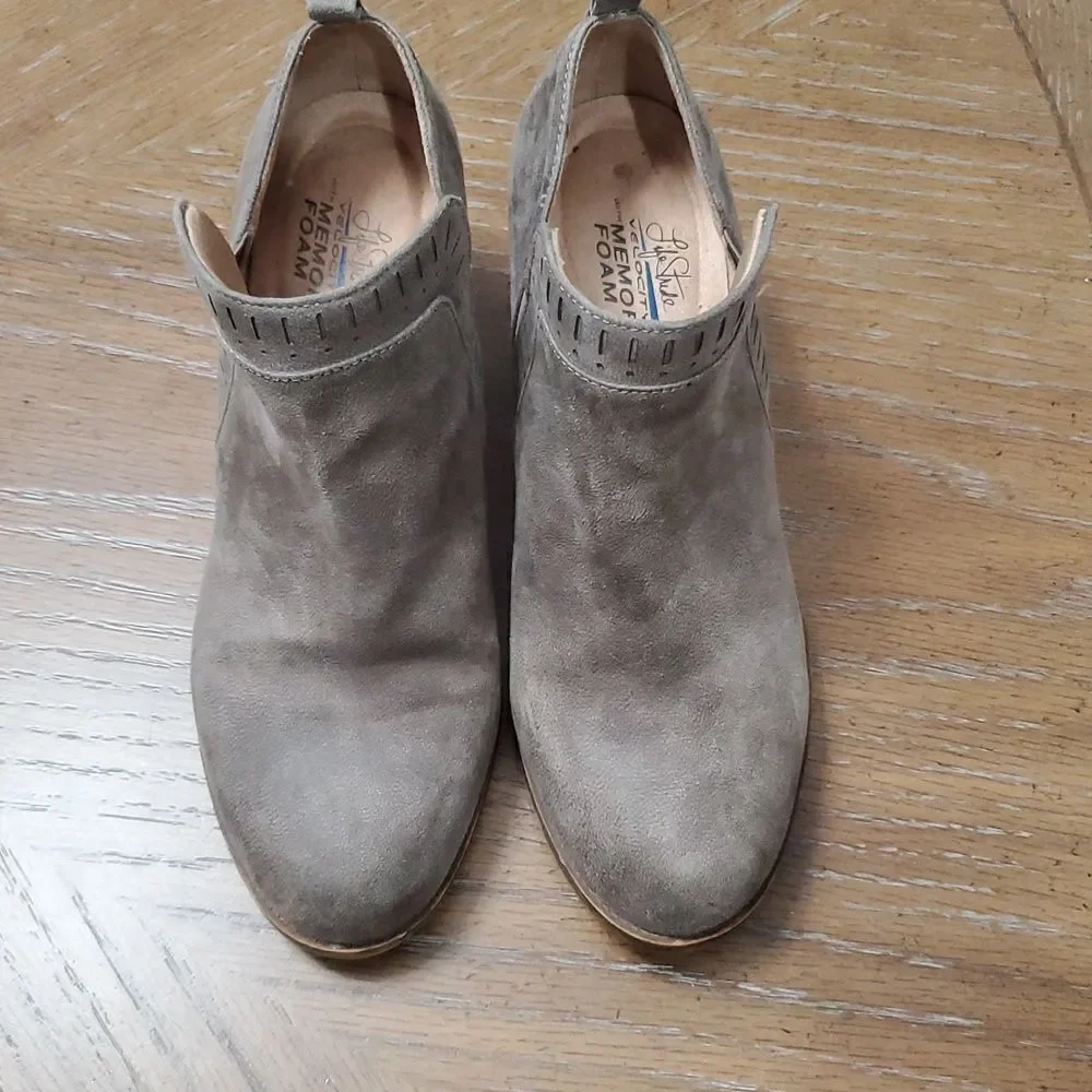 LifeStride Velosity Jovie Womans Booties ankle boots, Grey,size 6.5